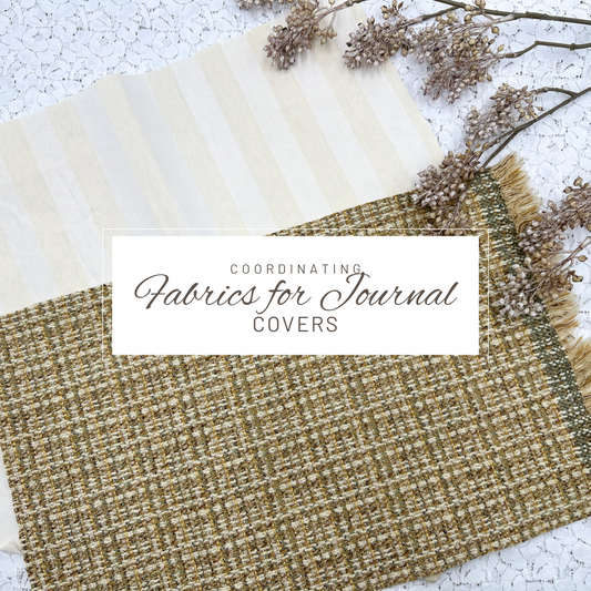 Coordinated Fabric Set of Journal Covers