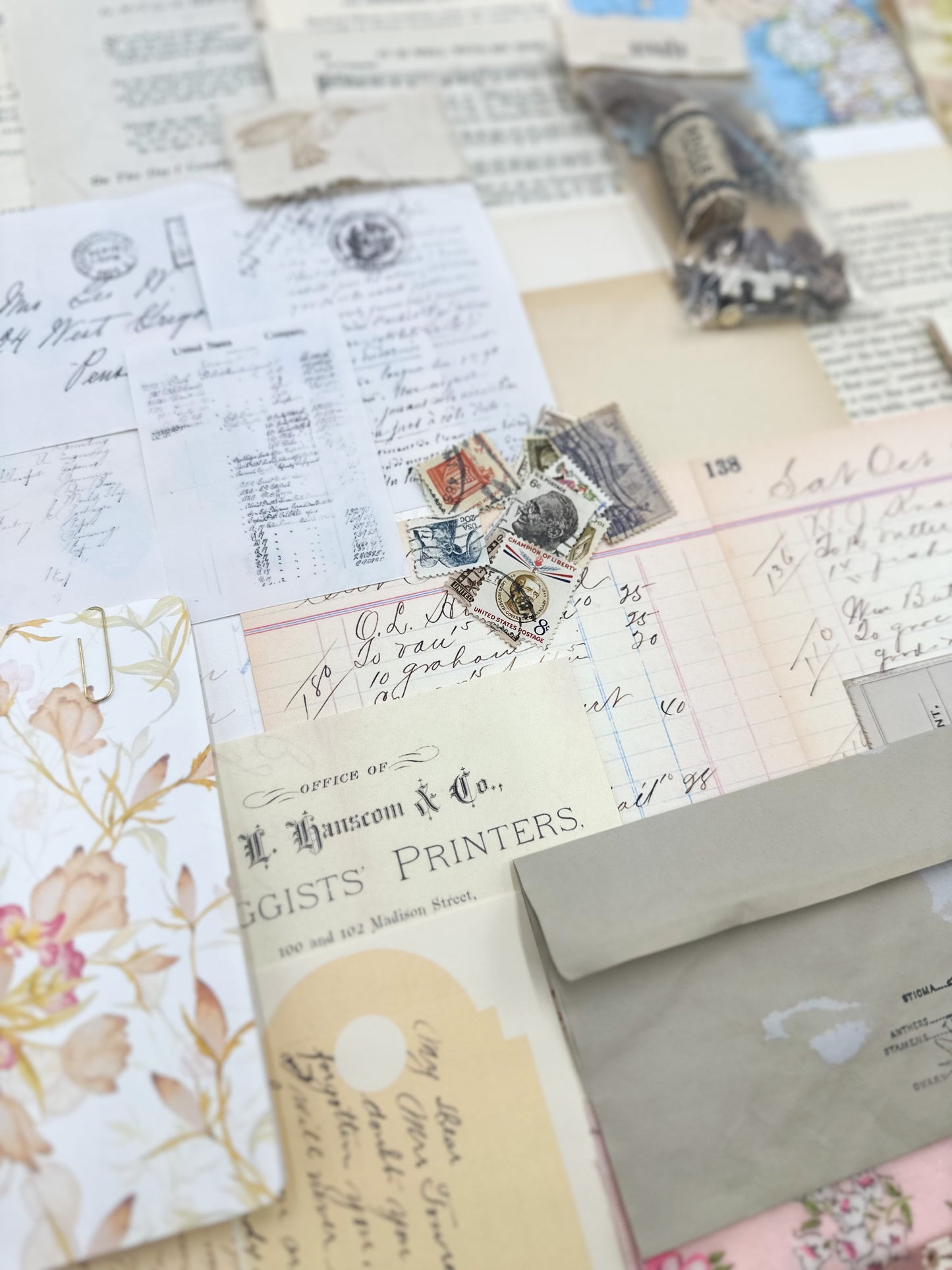 Ephemera Kit- Vintage Writing