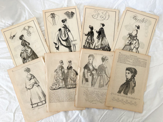 Vintage Fashion Print Set