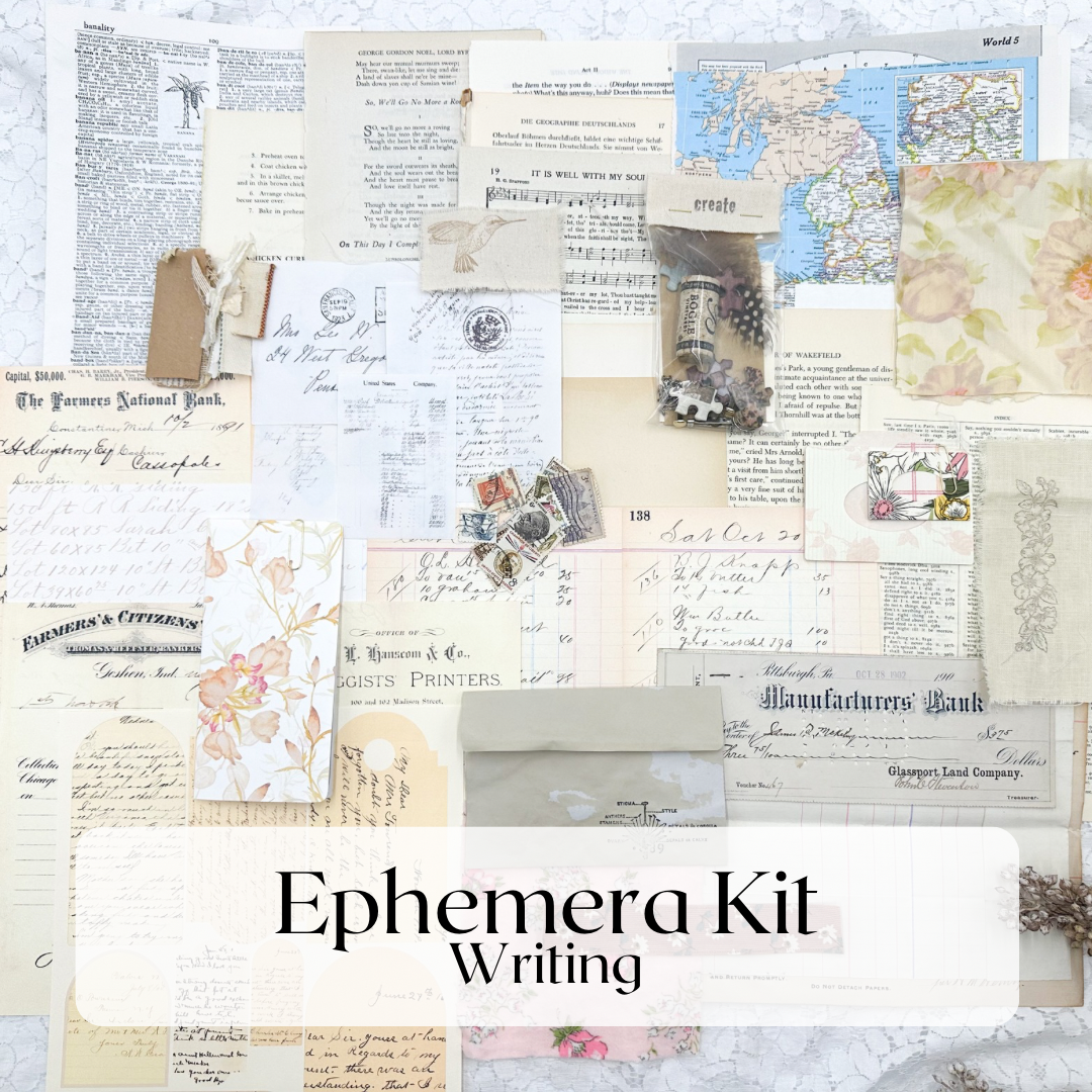 Ephemera Kit- Vintage Writing