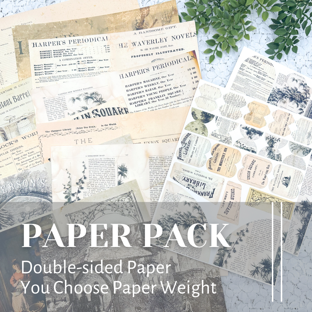 Vintage Magazine Pages- Paper Packs