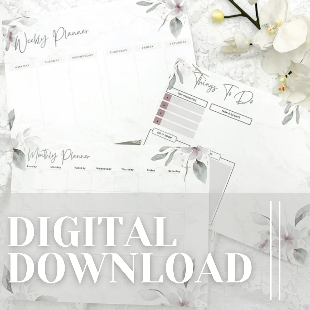 Planner Page- Digital Download