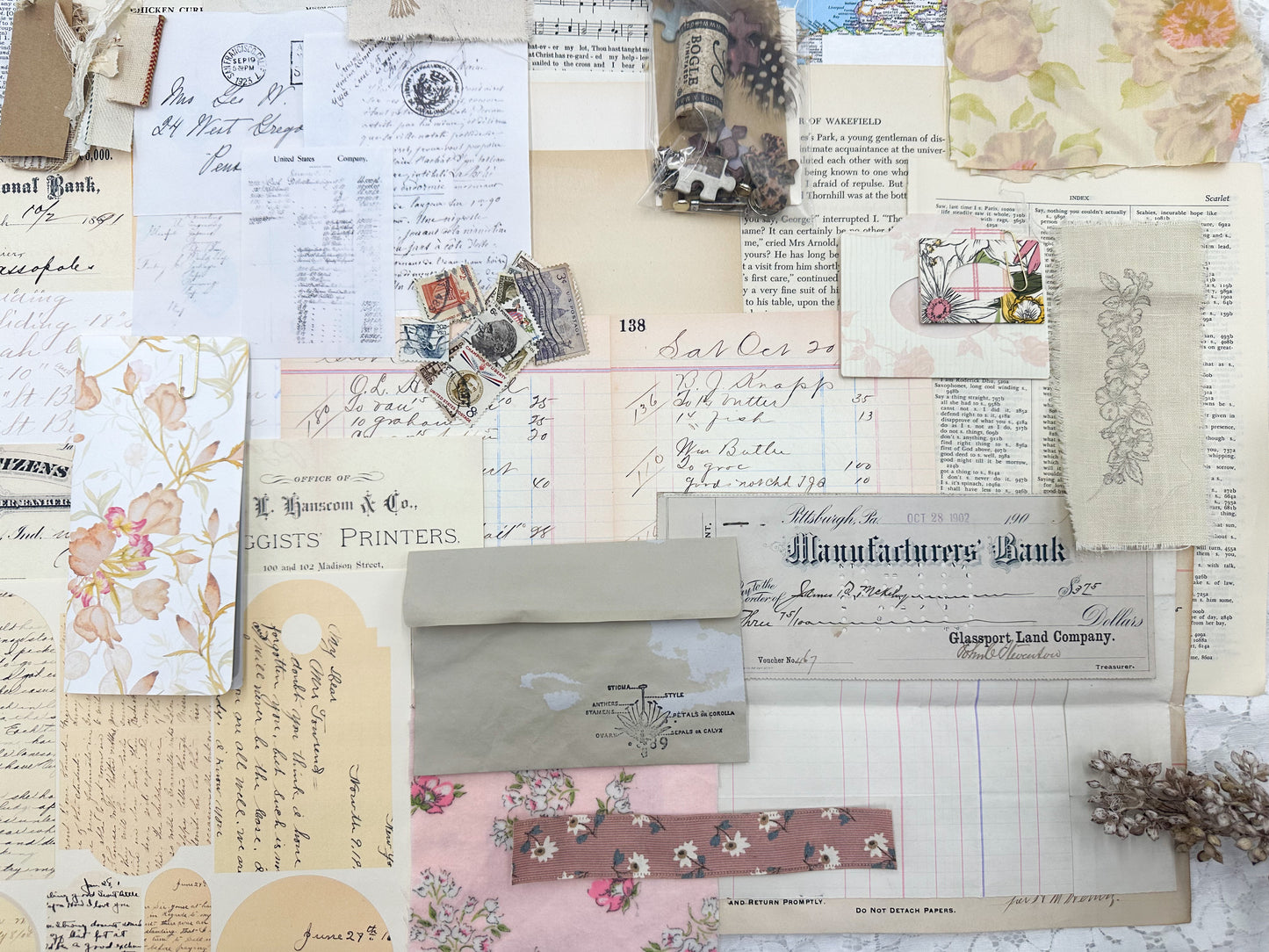 Ephemera Kit- Vintage Writing