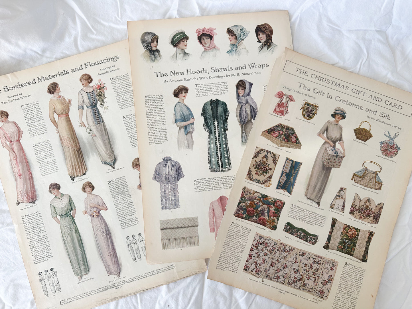 Vintage Fashion Page Set