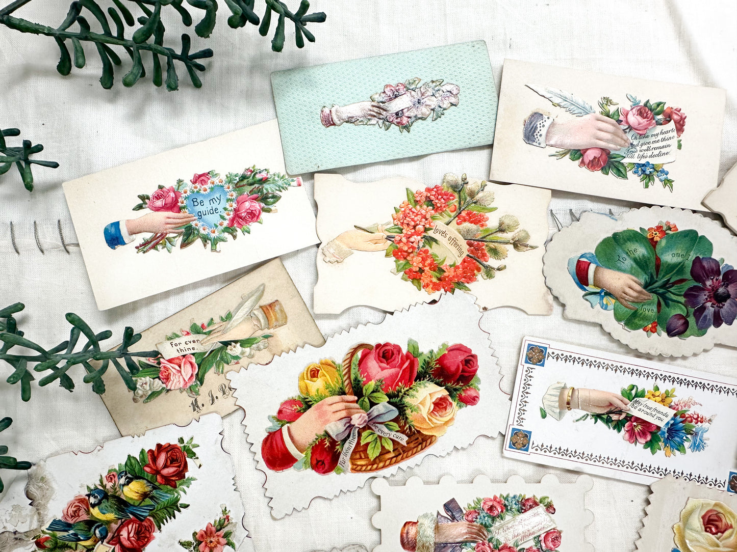 Vintage Calling Card Set