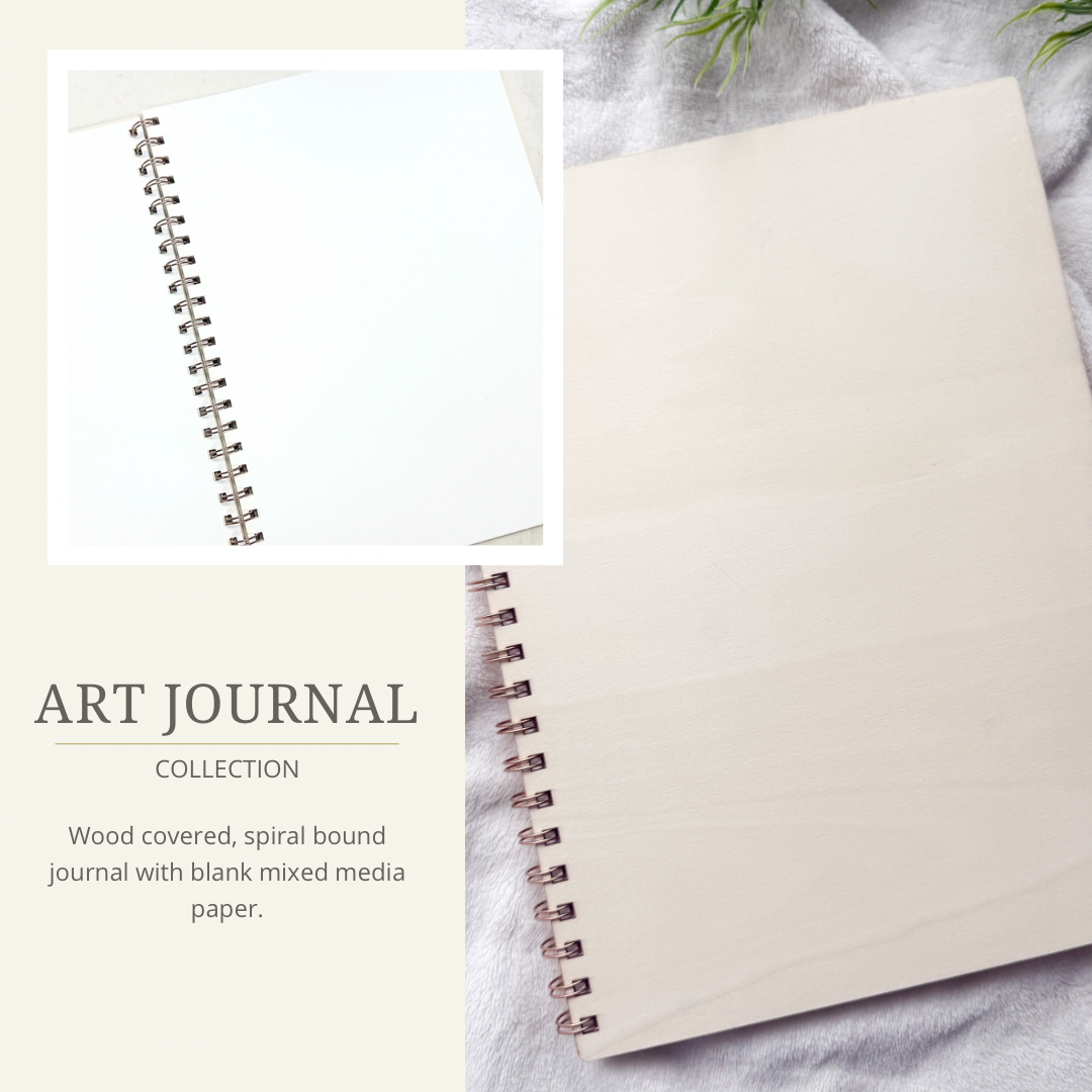 Blank Journal with Wood Cover- 9x12