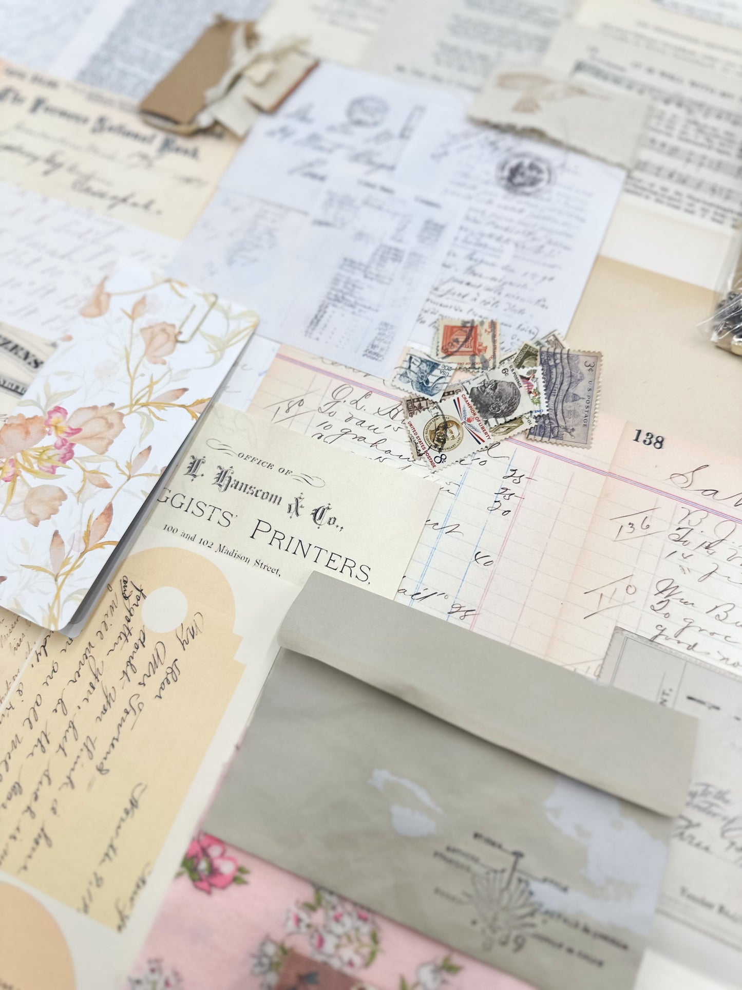 Ephemera Kit- Vintage Writing