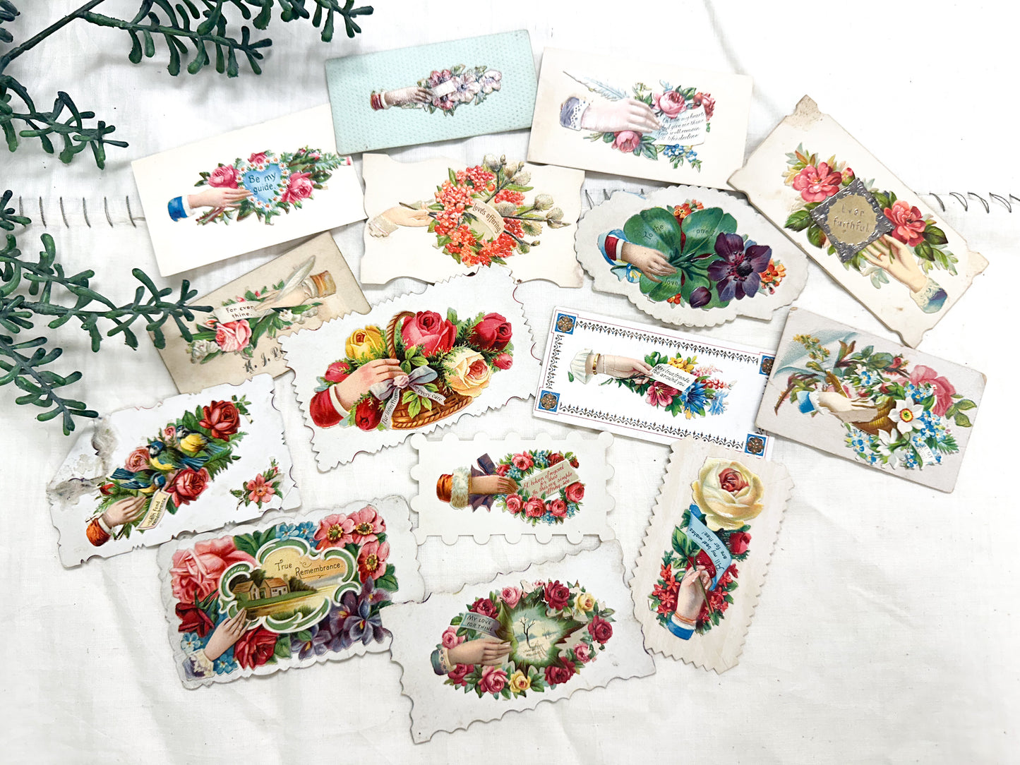 Vintage Calling Card Set