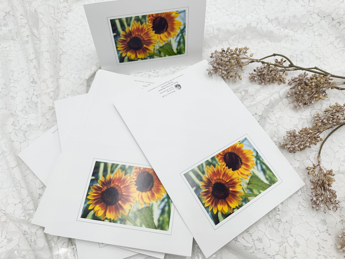 Sunflower Greeting Cards