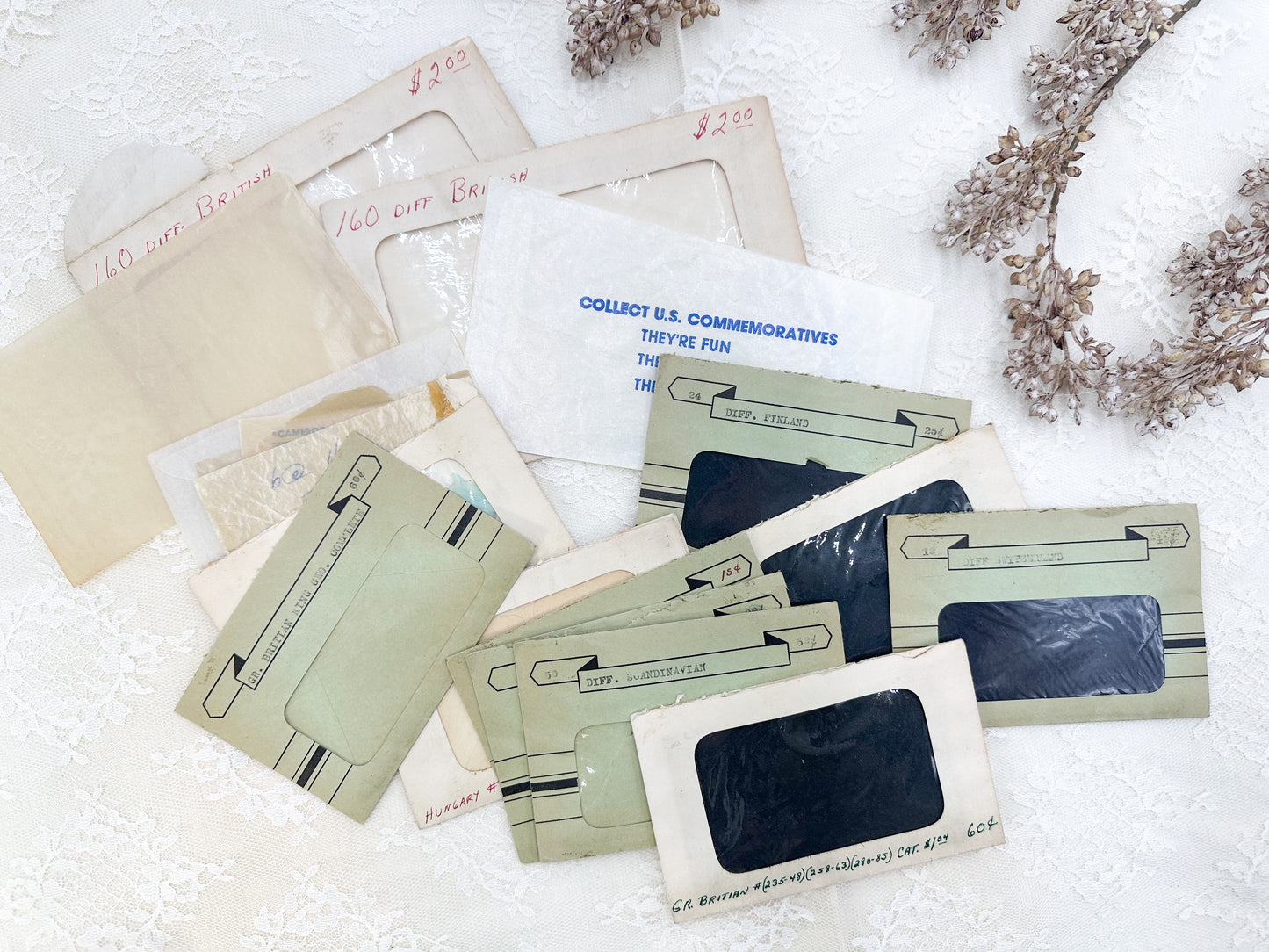 Vintage Stamp Envelopes