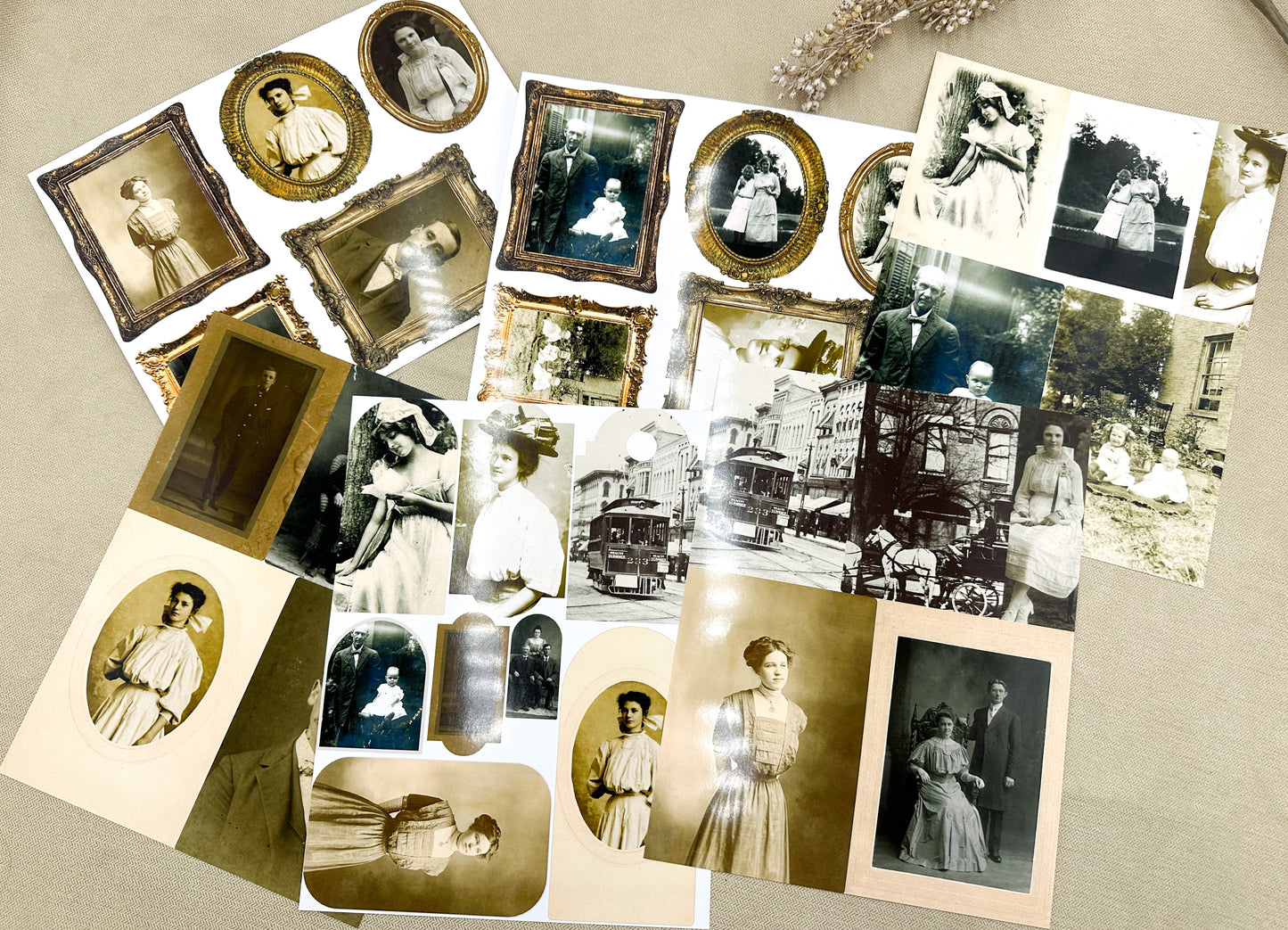 Vintage Photograph Paper Pack