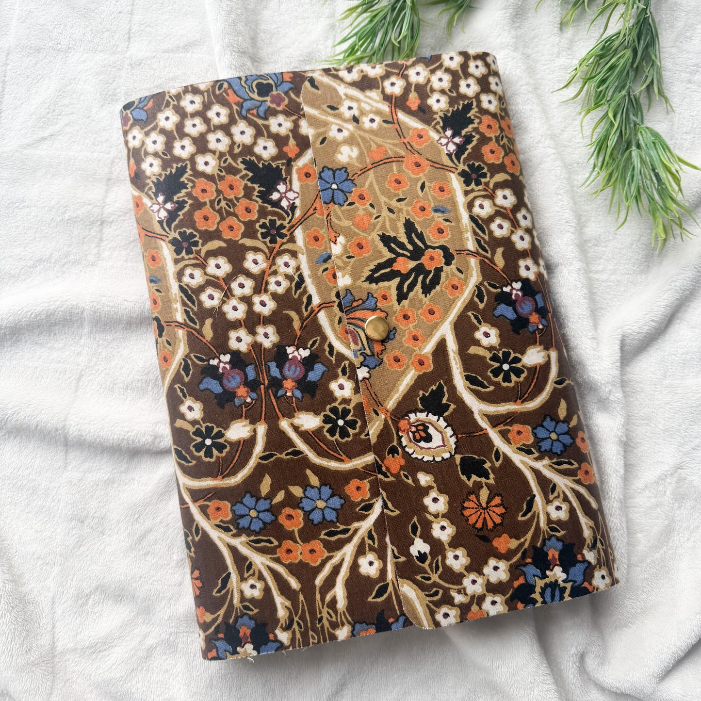 Handmade Journal- 9x13 with Coffee Dyed Paper