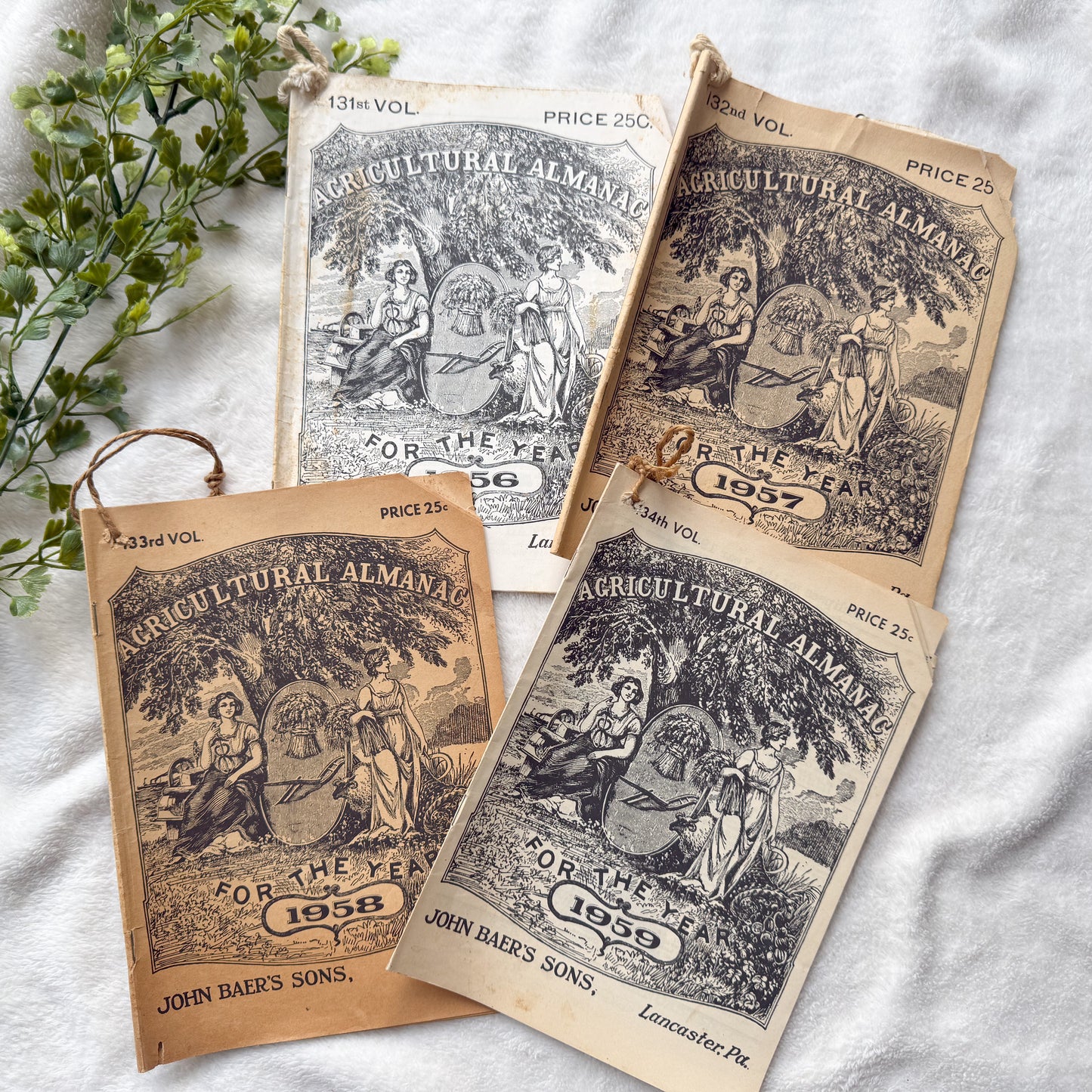 Vintage Almanac Set