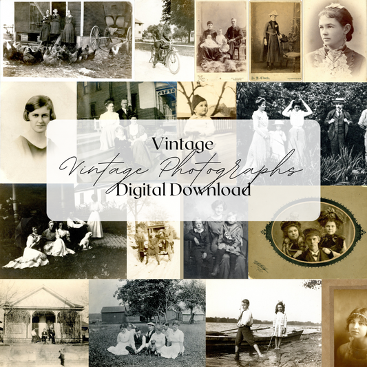 Vintage Photographs Vol II- Digital Download