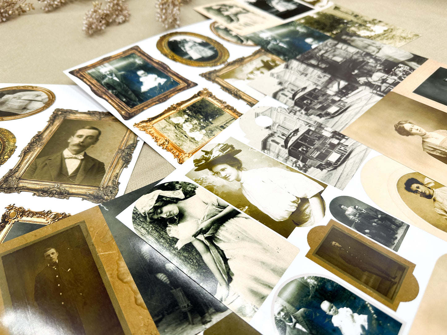 Vintage Photograph Paper Pack