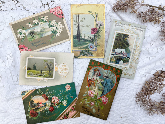 Vintage Postcard Set