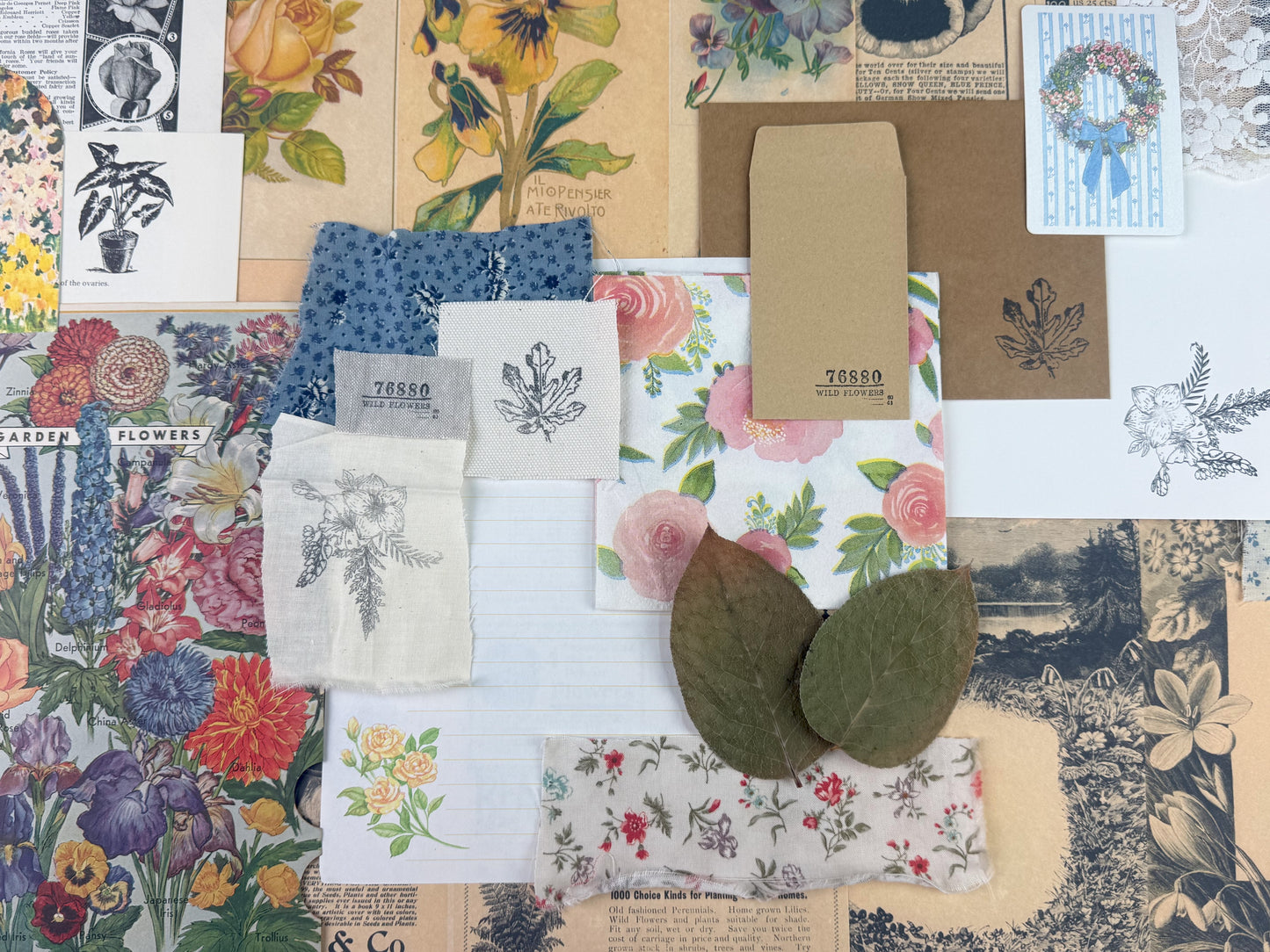 Botanical and Nature Ephemera Kit