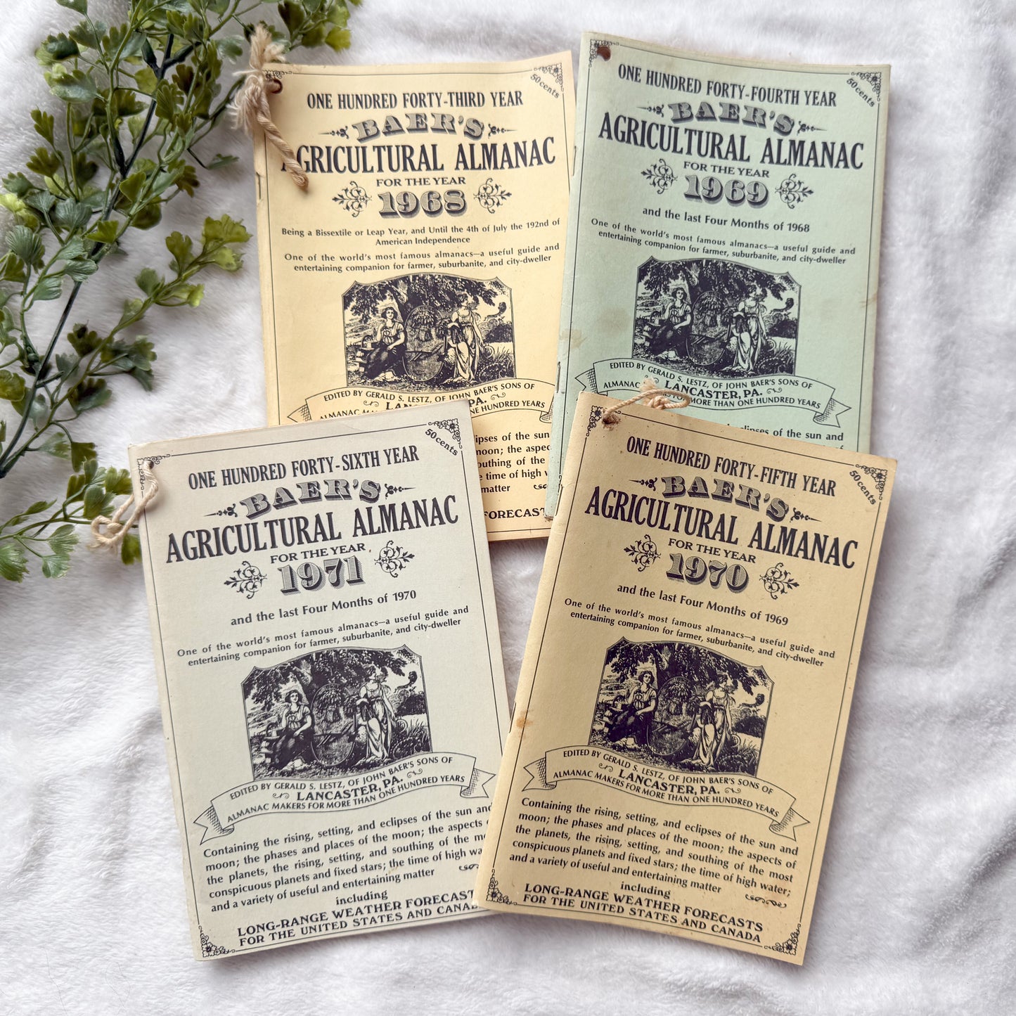 Vintage Almanac Set