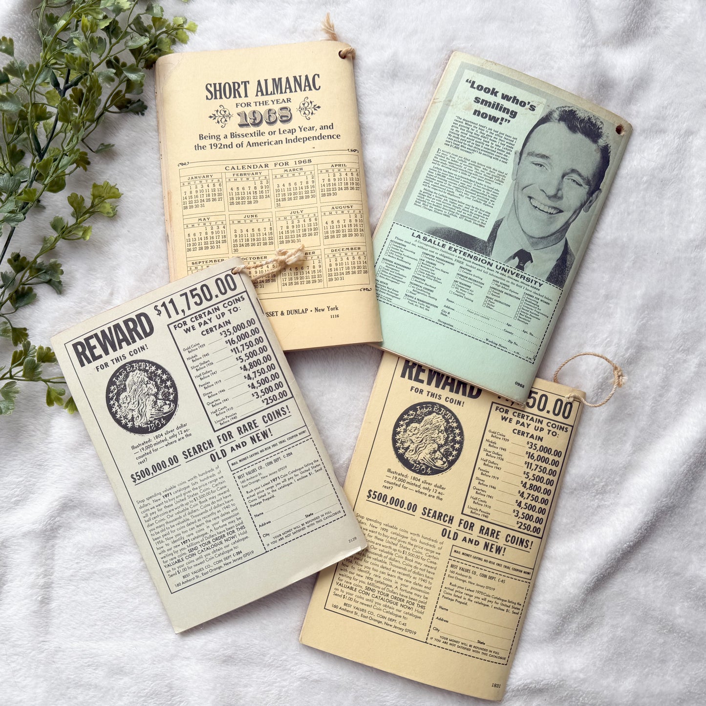 Vintage Almanac Set