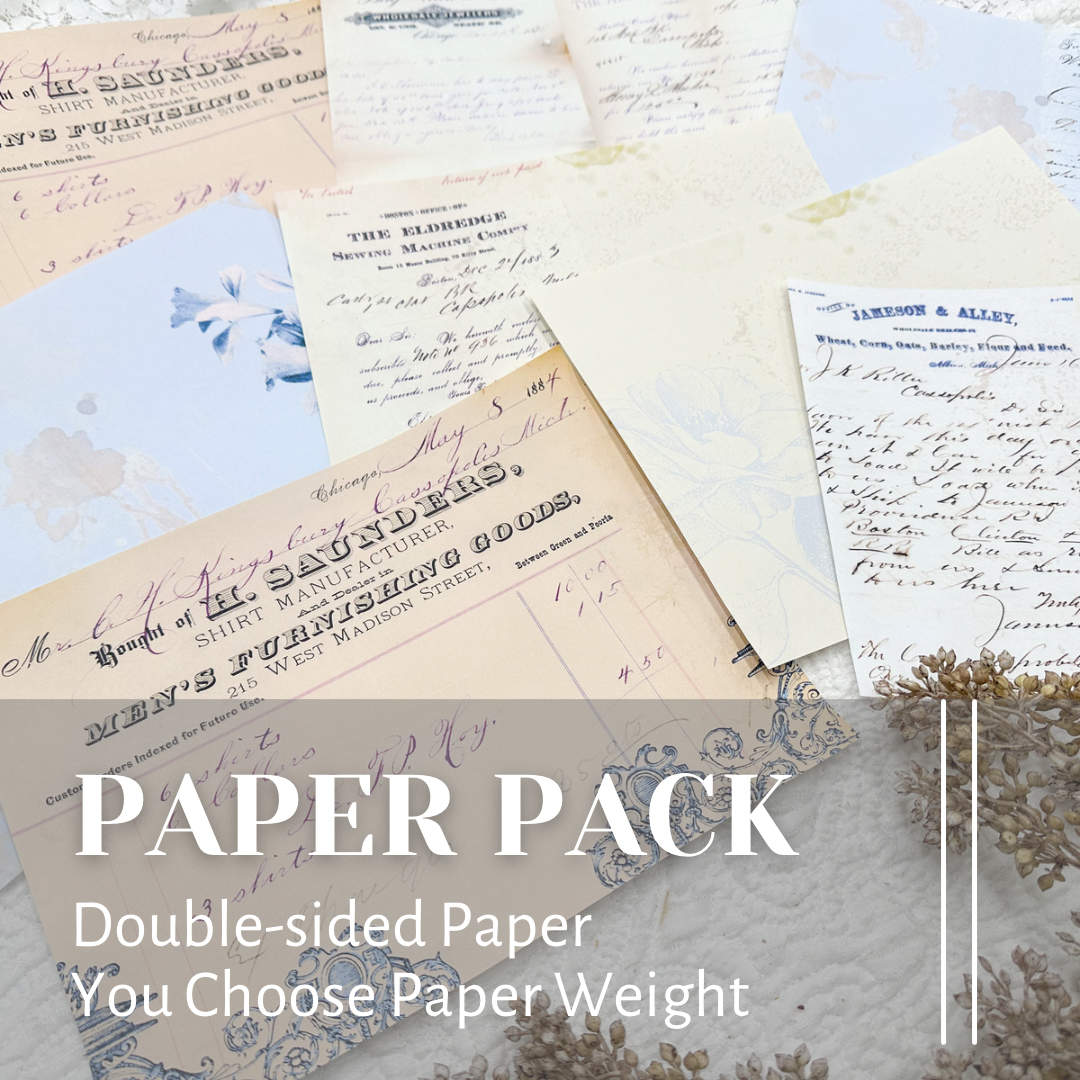 Blue Vintage- Paper Pack