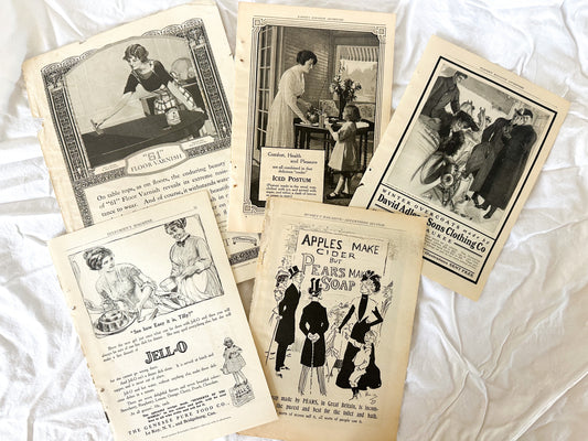 Vintage Ad Print Set