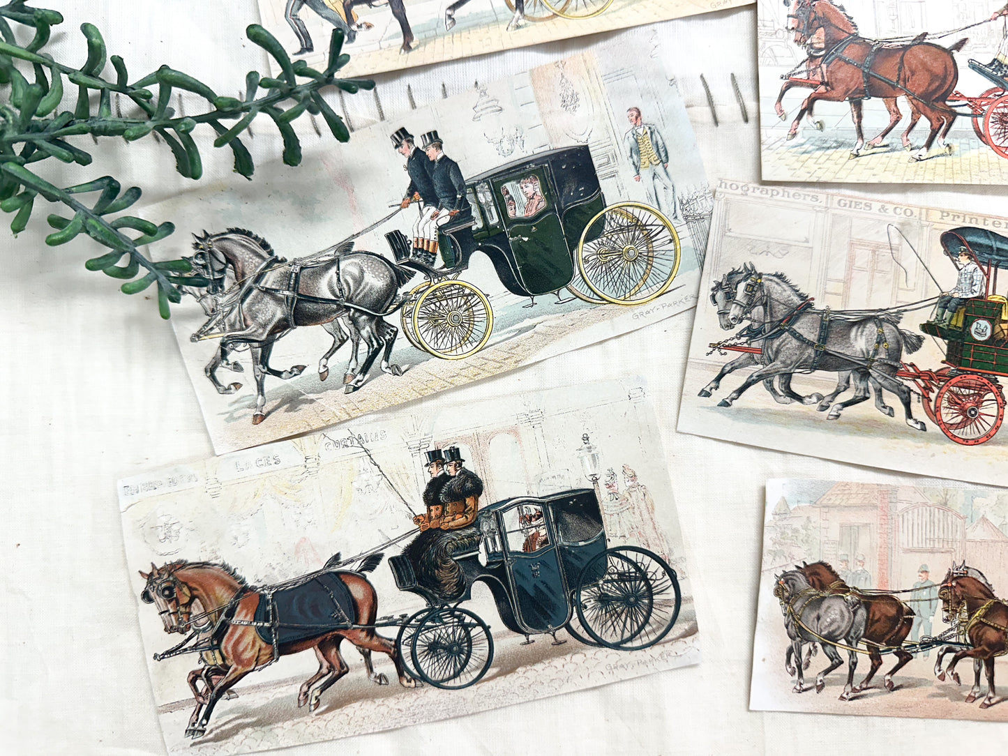 Vintage Carriage Print Set