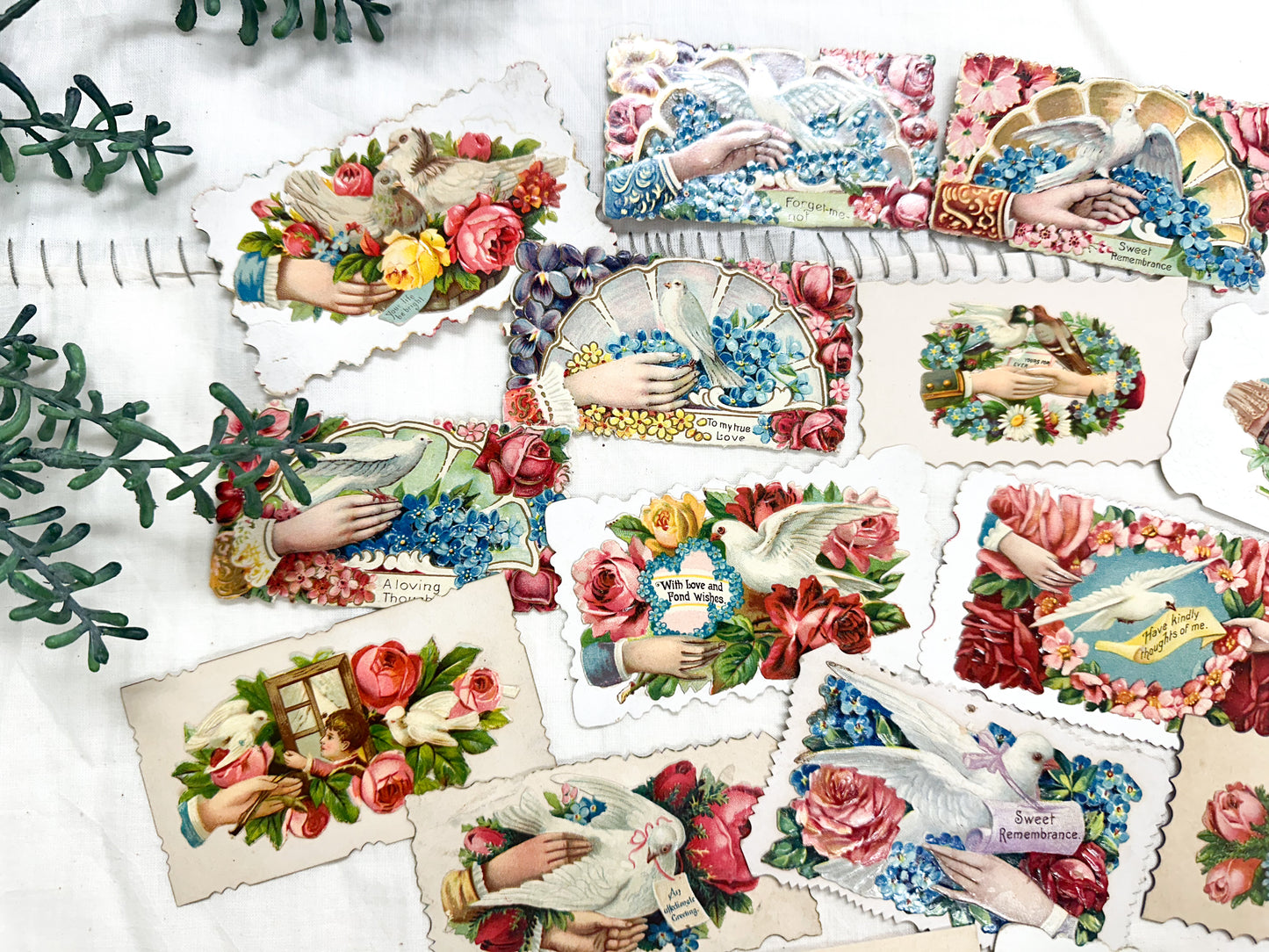 Vintage Calling Card Set