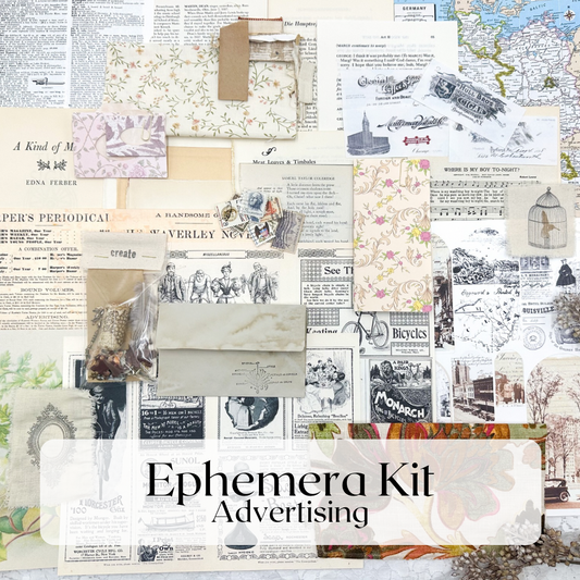 Ephemera Kit- Vintage Ads