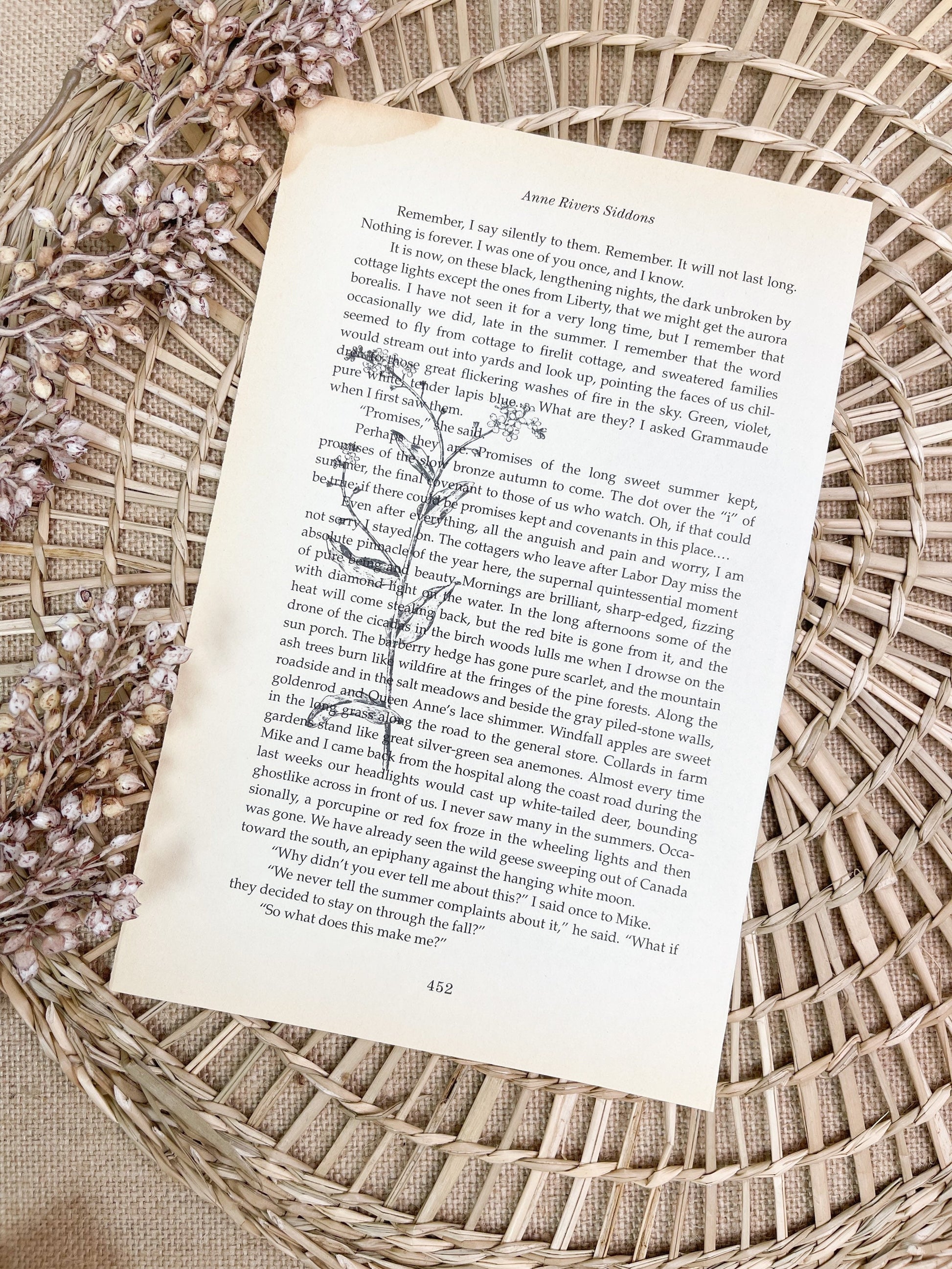 Printed Book Pages – A House of Books