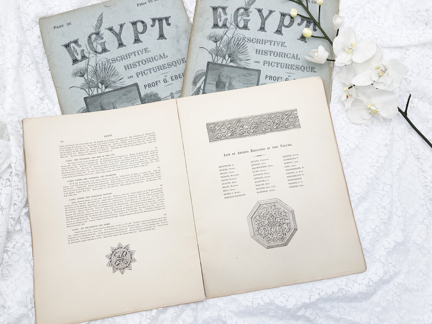 Vintage Egypt Set (Set of 3)